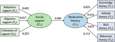 Association between social support and medication literacy in older adults with hypertension